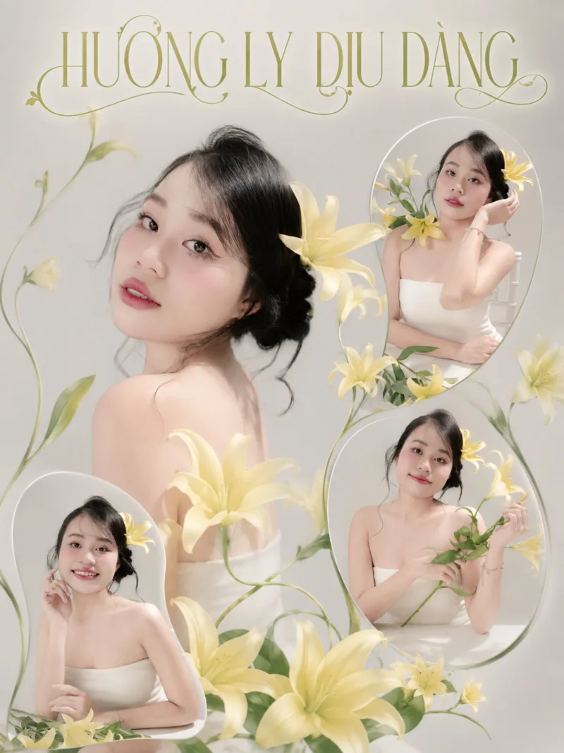 Concept HƯƠNG LY DỊU DÀNG – Chân Dung, Sinh Nhật, Beauty tại Mơ Home Biên Hòa