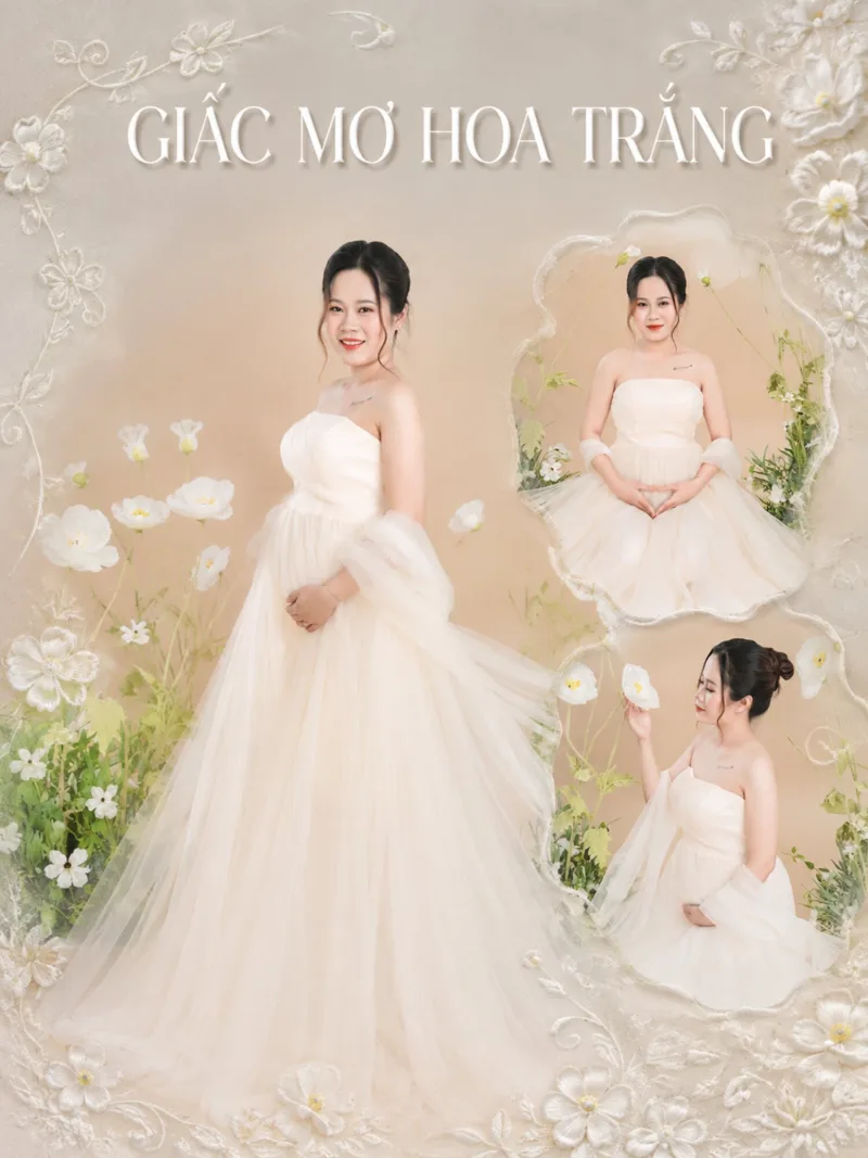 Concept GIẤC MƠ HOA TRẮNG – Mẹ Bầu tại Mơ Home Long Khánh