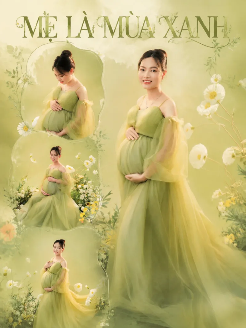 Concept MẸ LÀ MÙA XANH – Mẹ Bầu tại Mơ Home Biên Hòa