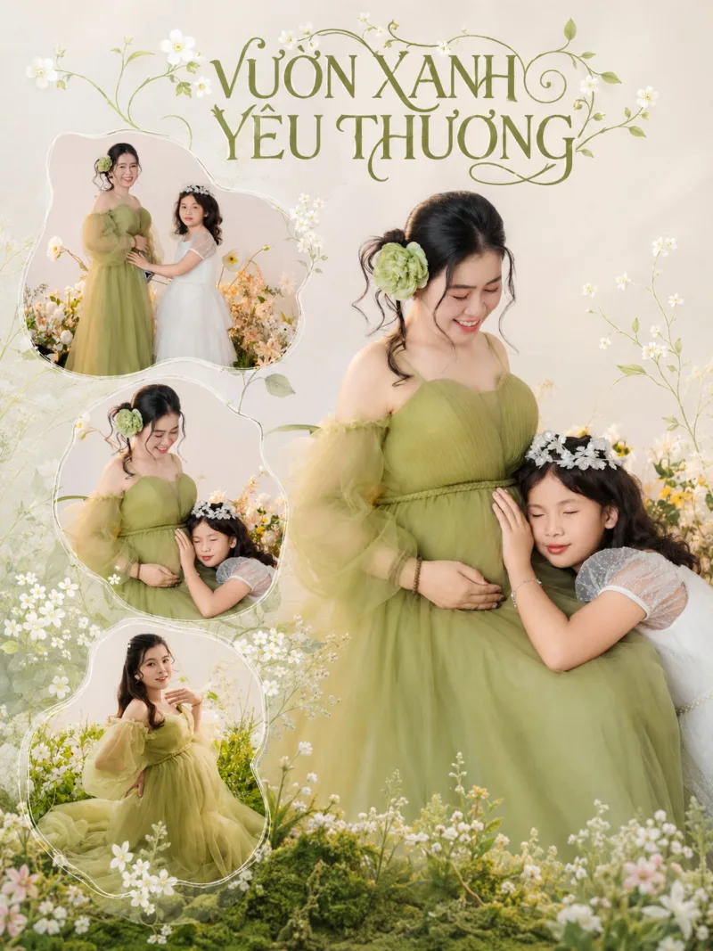 Concept VƯỜN XANH YÊU THƯƠNG – Mẹ Bầu tại Mơ Home Phan Thiết