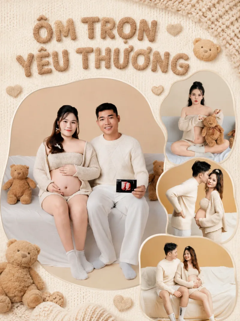 Concept ÔM TRỌN YÊU THƯƠNG – Mẹ Bầu tại Mơ Home Phan Thiết