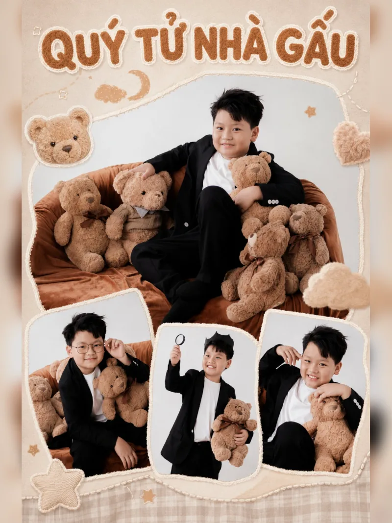 Concept QUÝ TỬ NHÀ GẤU – Baby tại Mơ Home Long Khánh