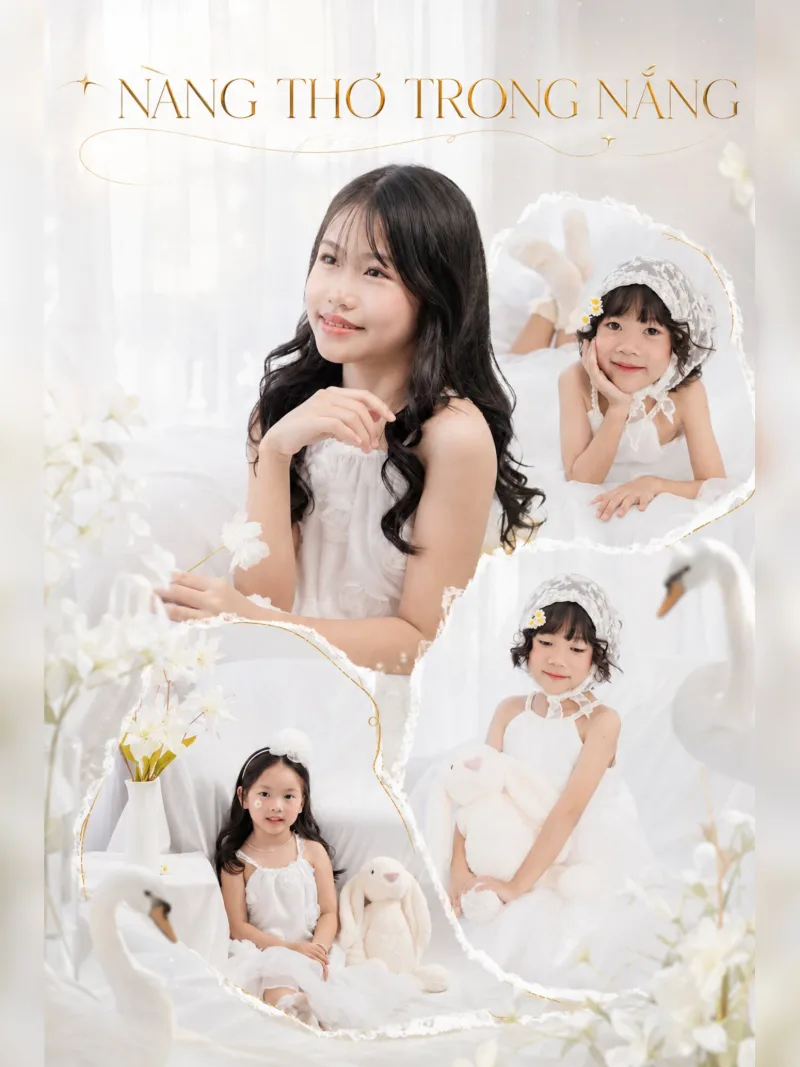 Concept NÀNG THƠ TRONG NẮNG – Kids (Bé lớn) tại Mơ Home Phan Thiết