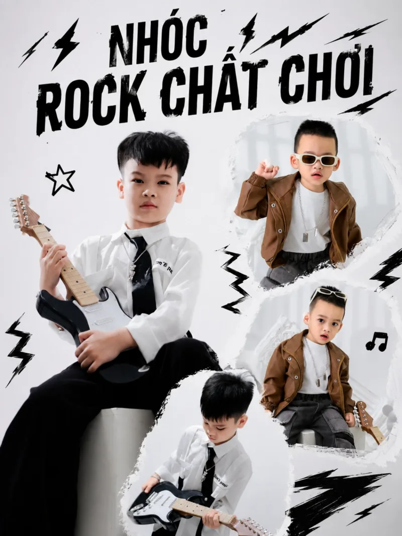 Concept NHÓC ROCK CHẤT CHƠI – Kids (Bé lớn) tại Mơ Home Phan Thiết