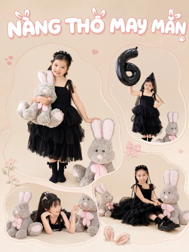 Concept NÀNG THỎ MAY MẮN – Kids (Bé lớn) tại Mơ Home Phan Thiết