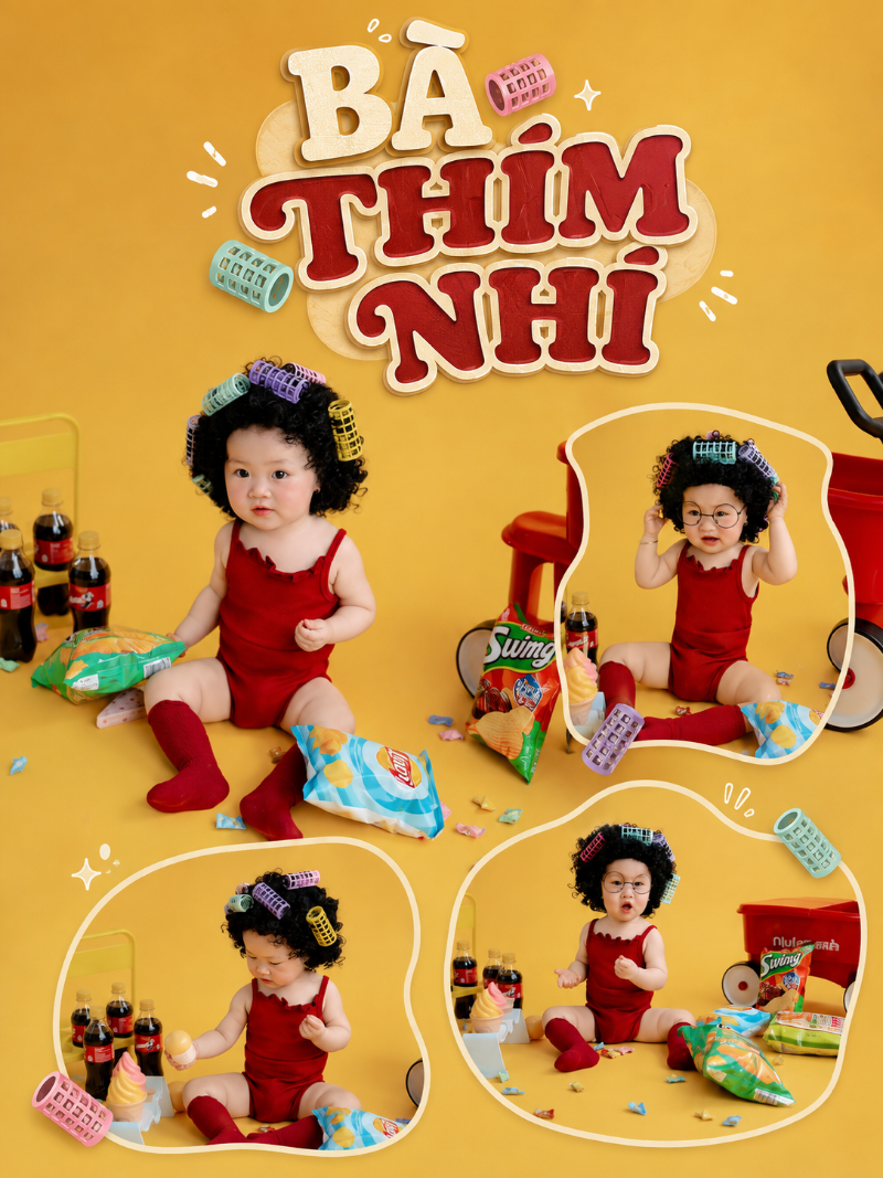 Concept BÀ THÍM NHÍ – Baby tại Mơ Home Xuân Lộc