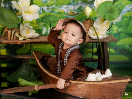 6 concept chụp thôi nôi đẹp ở Biên Hòa khiến ba mẹ rụng tim